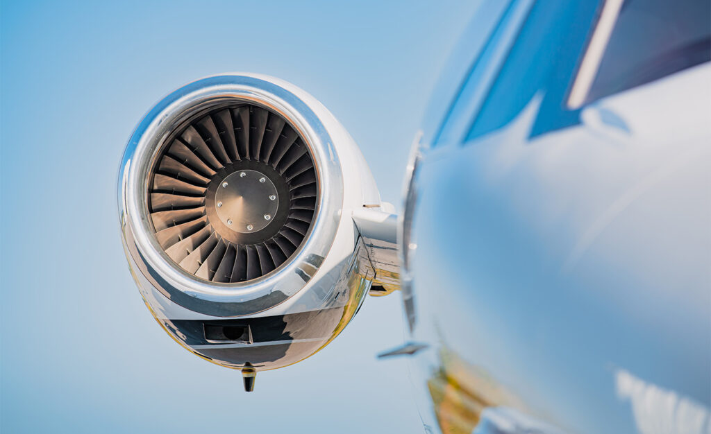 Aeroplane engine representing Sagentia Regulatory's REACH regulation consulting services