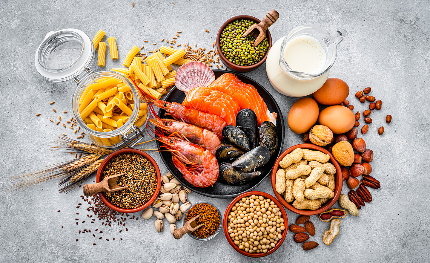 Food allergens representing Leatherhead Food Research's regulatory consulting services