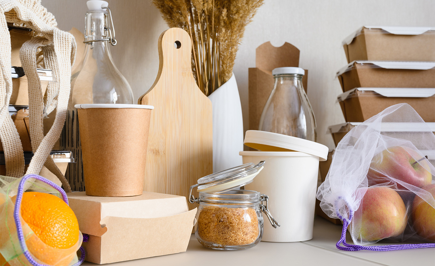 Sustainable packaging representing Leatherhead Food Research's UK Member Day