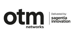 OTM Networks logo with the line 'Delivered by Sagentia Innovation'.